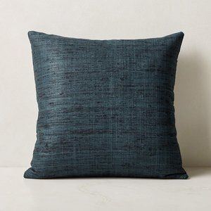 CB2 Raj Silk Blue Pillow Covers 20X20